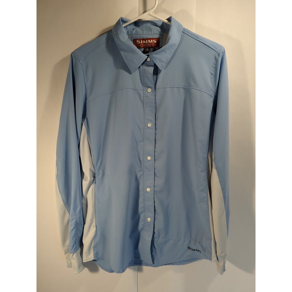 Simms Bicomp Long Sleeve Women's Shirt Size Large